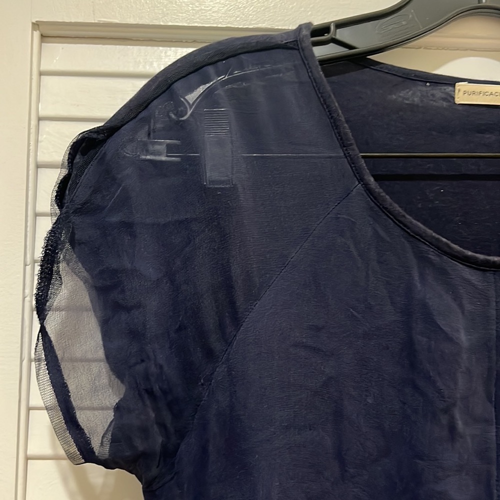 Navy Purificacion Garcia t-shirt - Picture 3 of 5